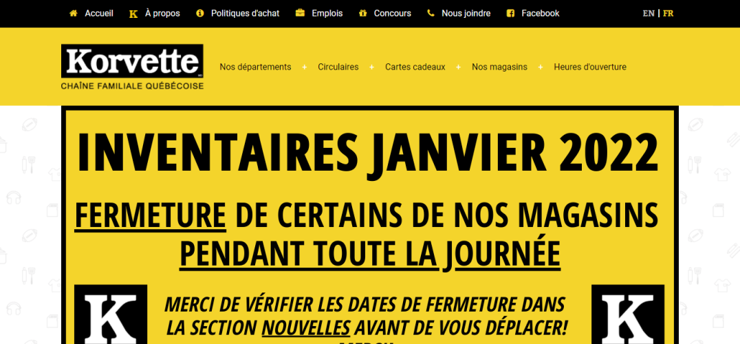 Korvette-清算ケベック