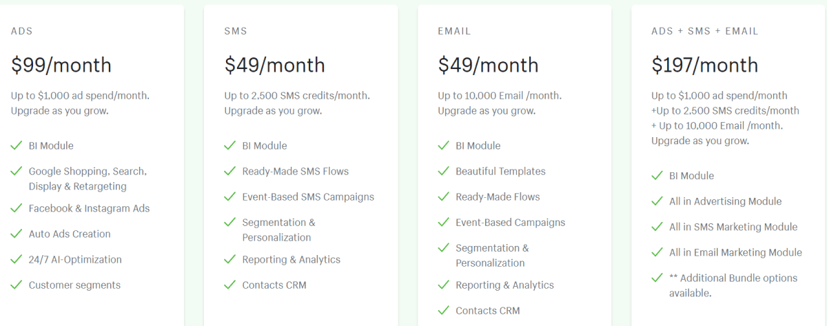adscale-tarification