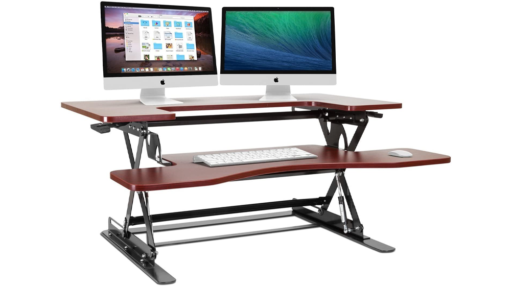 Meja Berdiri Halter Cherry Tinggi Dapat Disesuaikan 36 Inci