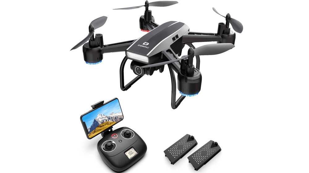 2KUHDカメラFPVライブビデオ120°FOV4MPを搭載した成人向けDEERCD50ドローン