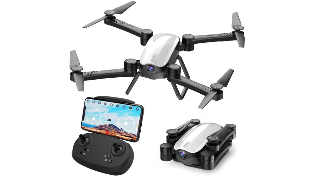 SIMREX X900ドローンオプティカルフローポジショニングRCクワッドコプター（1080P HDカメラ付き）