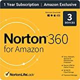适用于 Amazon 2022 防病毒软件的 Norton 360 最多可用于 3 台具有自动续订功能的设备