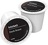 亚马逊品牌 - 24 克拉Solimo 咖啡包，深烤，与 Keurig 2.0 K-Cup Brewers 兼容