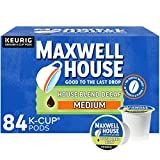 Maxwell House Decaf House Blend 中度烘焙 K 杯咖啡包（84 克拉盒装）
