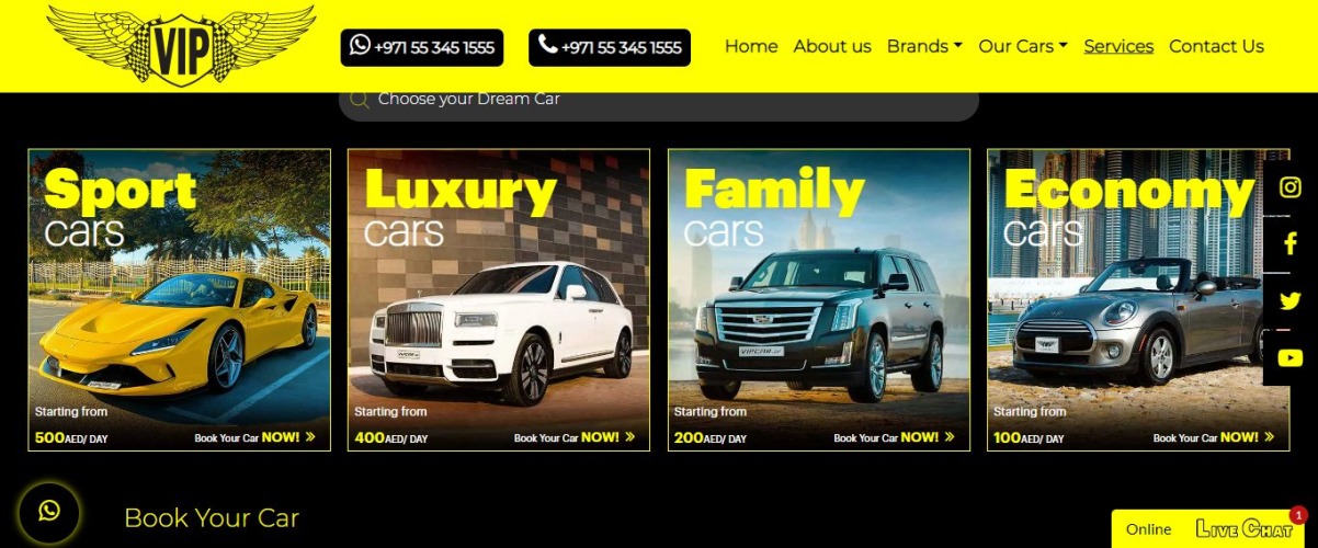 VIP 자동차 렌탈