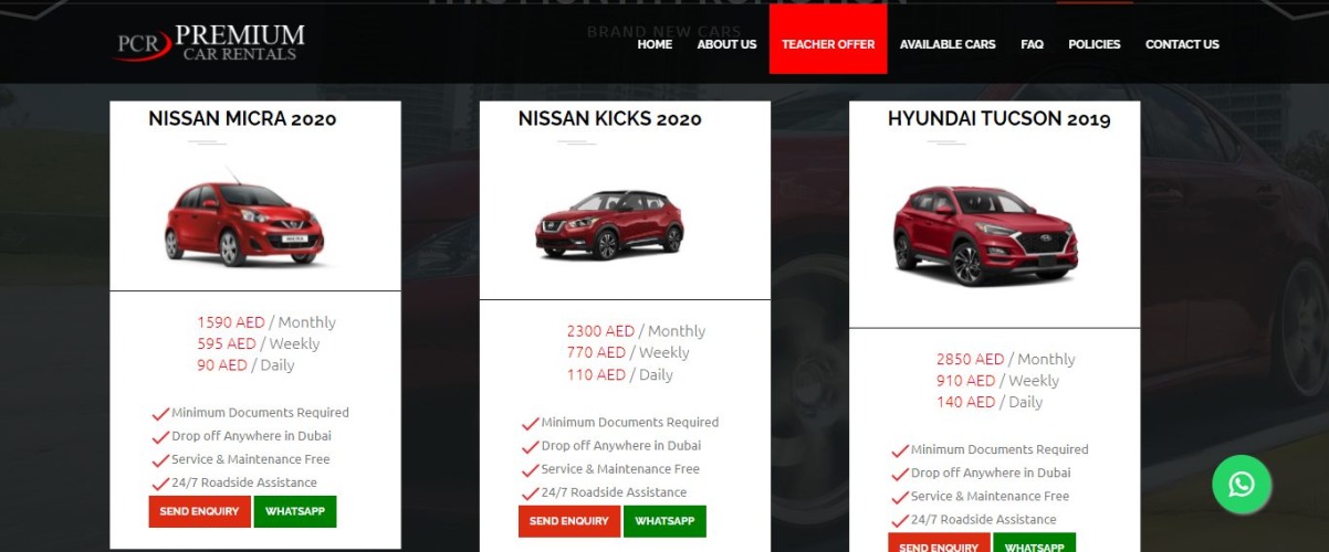 Premium Car Rentals - 렌터카 두바이