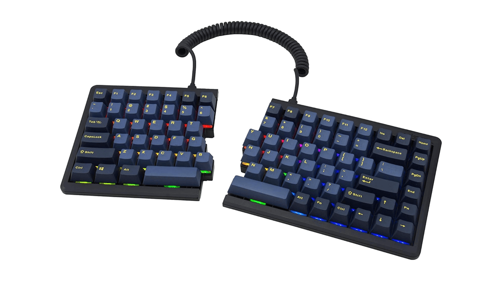 Mistel BAROCCO MD770 RGB แบบมีสาย + คีย์บอร์ดไร้สาย Bluetooth TKL Split พร้อมสวิตช์ Cherry MX Red