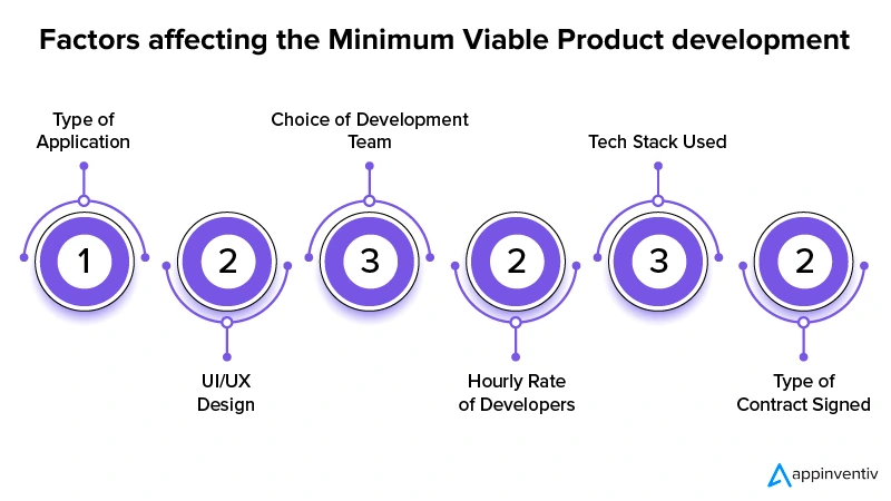 Factors affecting the Minimum Viable Product development