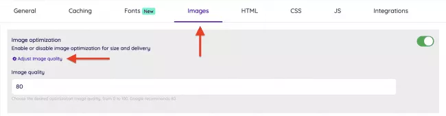 Optimización de imagen