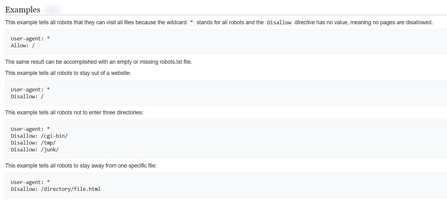 Padrão de exclusão de robôs