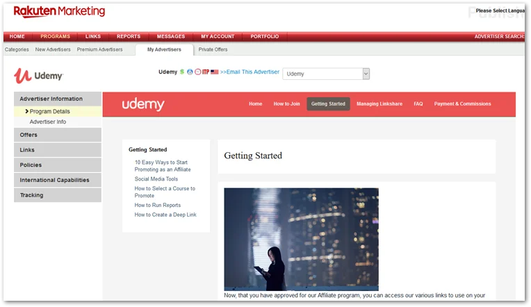 Udemy Affiliate Program