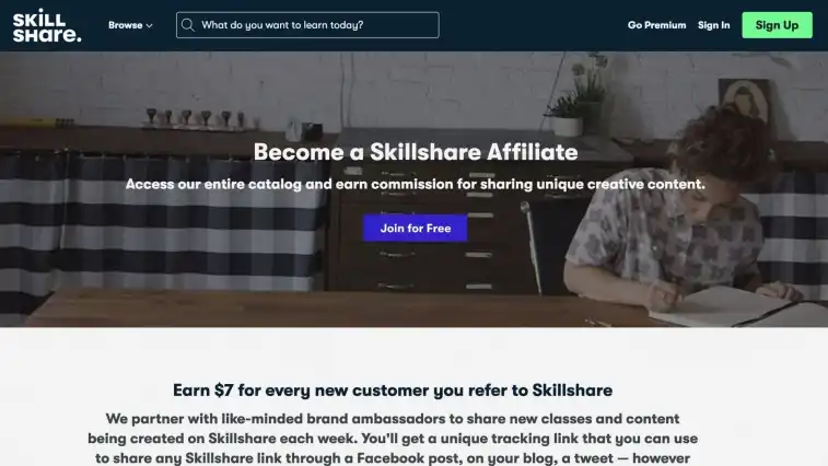 Skillshare affiliate