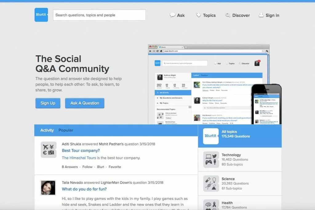 question-and-answer-sites