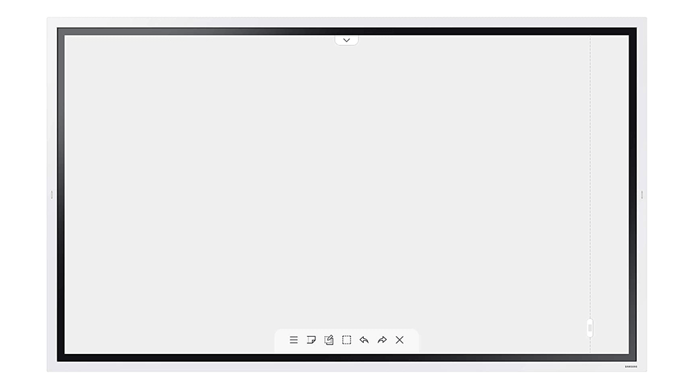 Samsung Flip 2 LH65WMRWBGCXZA Tableau de conférence numérique 65 pouces WM65R pour les entreprises avec plateau de connectivité pour le Samsung Flip 2