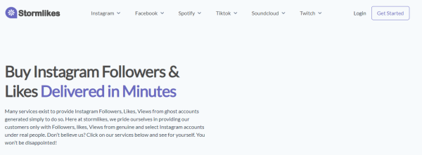 Storm Likes - cumpără like-uri automate tiktok