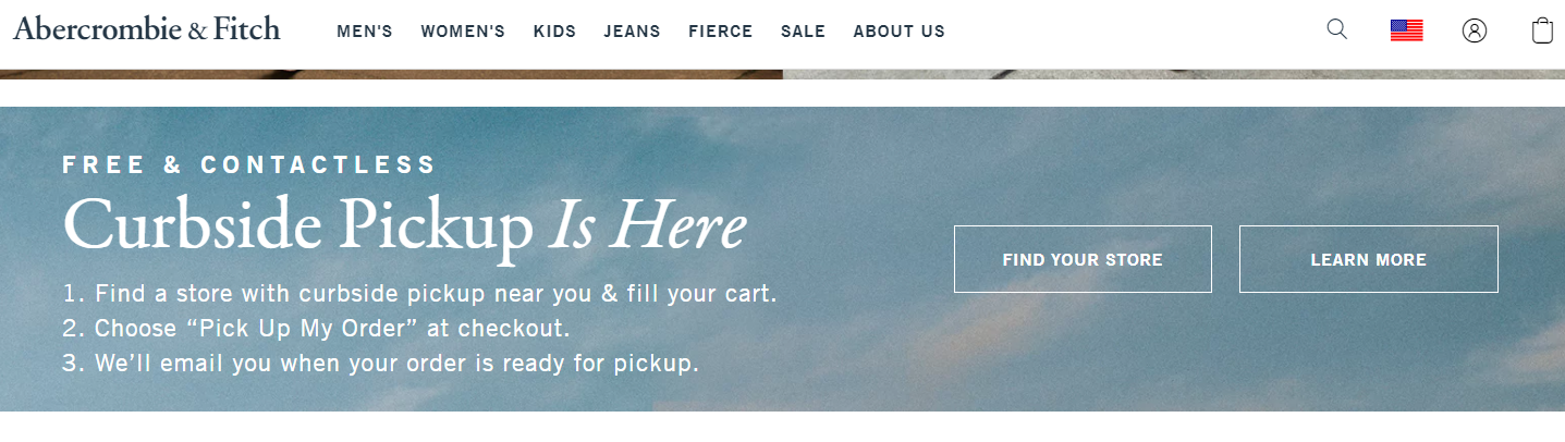 Abholung am Straßenrand von Abercrombie