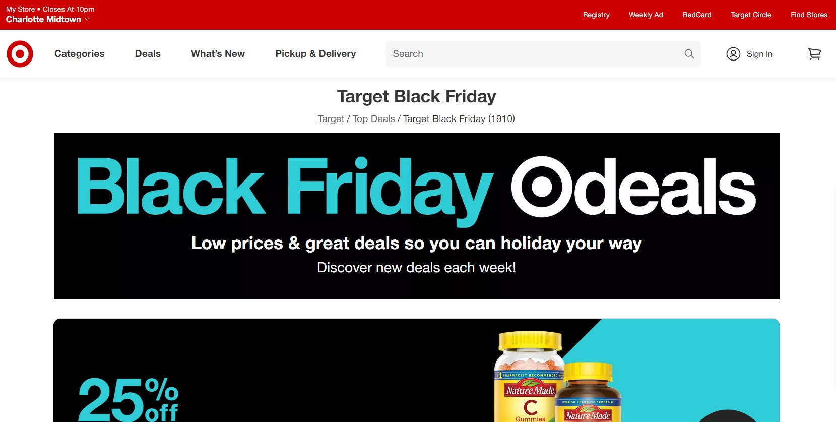 Wöchentliche Black Friday-Angebote zur Stärkung lokaler Seiten