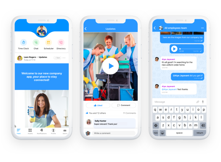 清洁队数字通讯工具