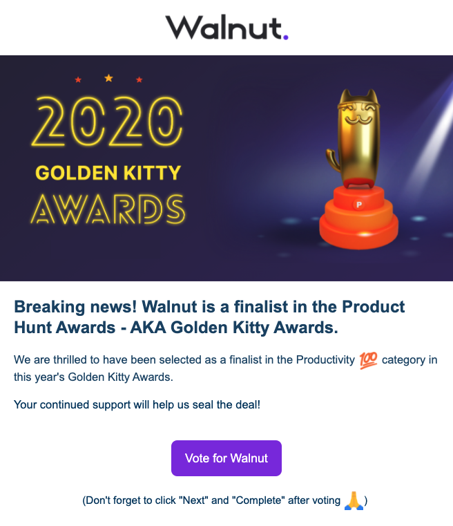 Orzech 2020 Nagrody Złotego Kotka