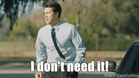 Go Away No GIF de AHORA ESTAMOS HABLANDO SERIE DE TV