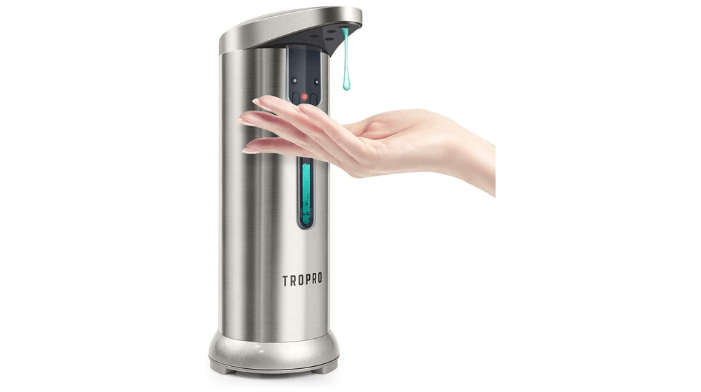 Dispensador de sabonete líquido automático, TROPRO 7,5 oz, 250 ml com sensor Dispensador de sabonete líquido sem toque