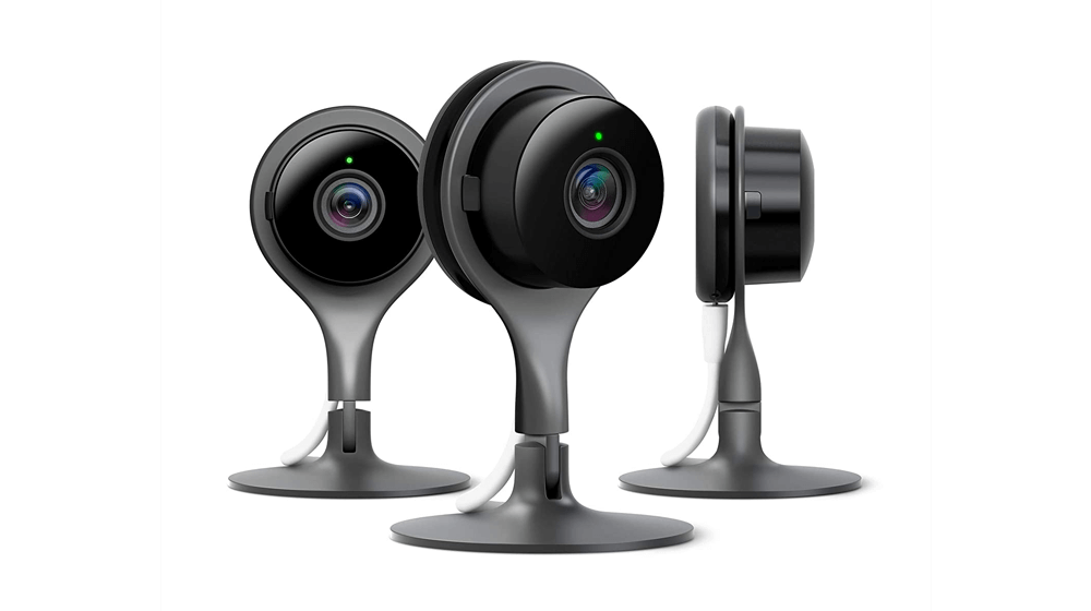 Google Nest Cam 실내 3팩 - 가정 보안용 유선 실내 카메라