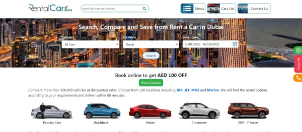 Mietwagen VAE: Taxi Service Dubai