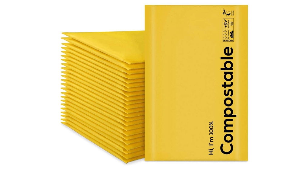 6 × 10 100٪ بريد فقاعي قابل للتحلل البيولوجي