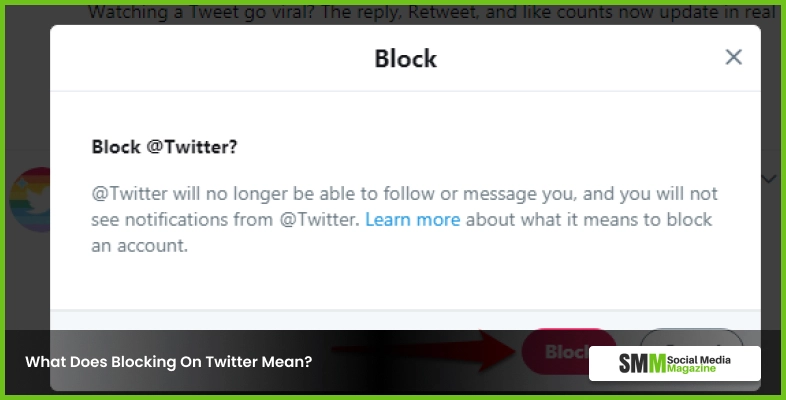O que significa bloquear no Twitter