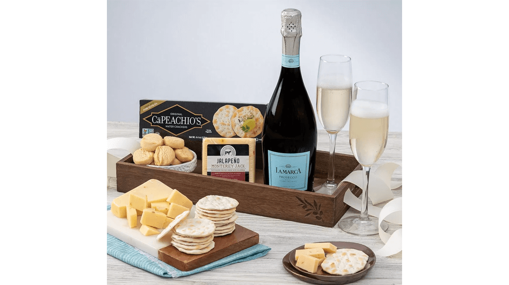 退職祝いとリラックスのシャンパン