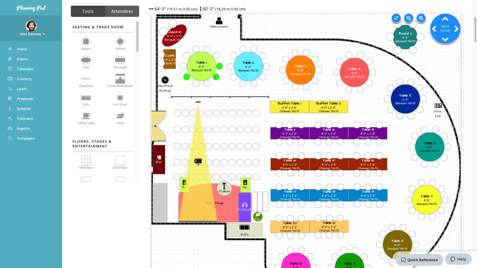 Pod di pianificazione. app per la pianificazione di eventi