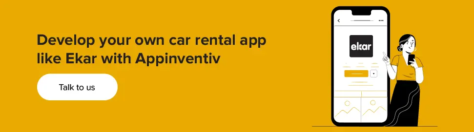 Développez votre propre application de location de voiture comme Ekar