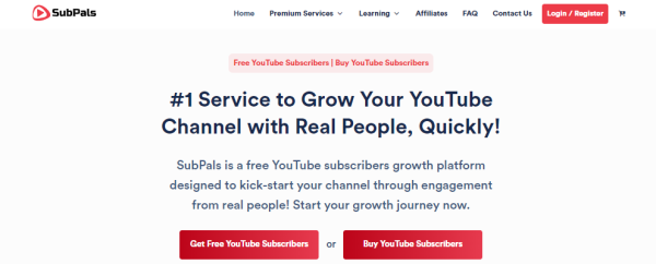 SubPals - Pelanggan YouTube Gratis