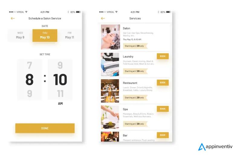 Appinventiv a développé l'Empire App, une application mobile basée sur la blockchain
