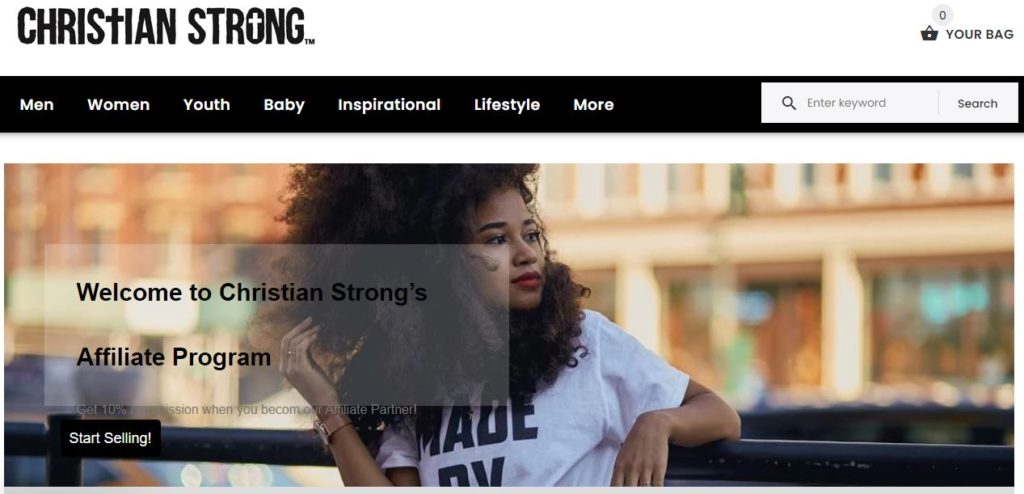 Melhores programas de afiliados cristãos Christian Strong