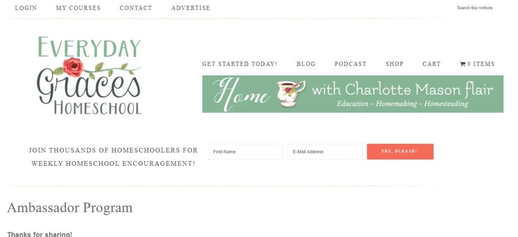 Melhores programas de afiliados cristãos Everyday Graces