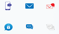 أيقونات الرسائل