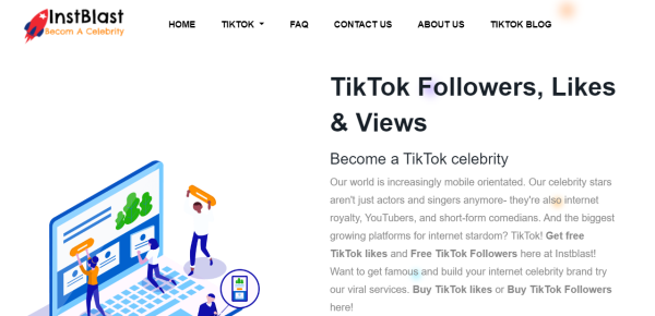 Instablast - Tampilan Tiktok Gratis