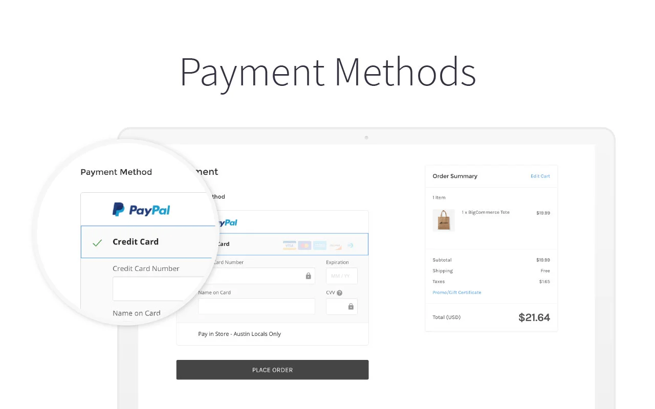 بوابات الدفع BigCommerce