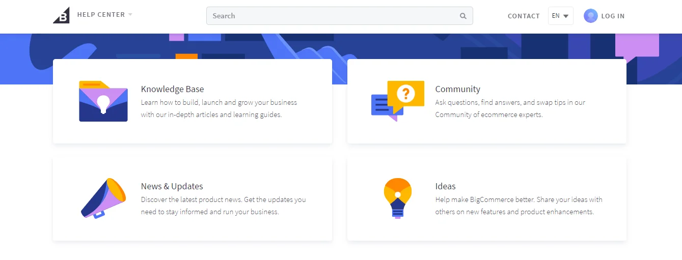 دعم BigCommerce
