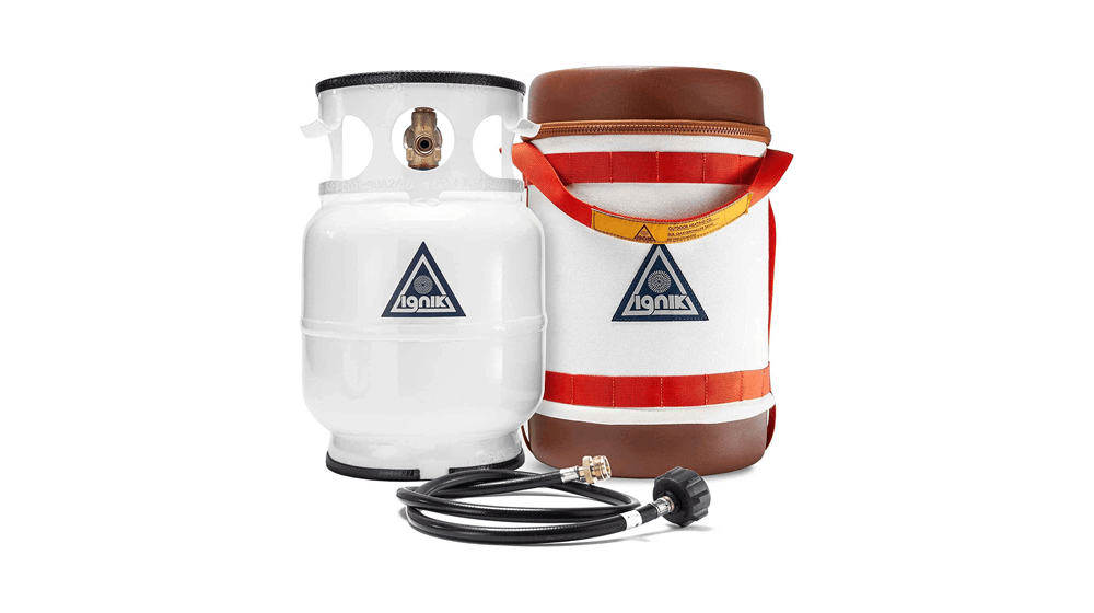 خزان غاز Ignik الهادر ديلوكس 5 رطل غاز قابل لإعادة الملء