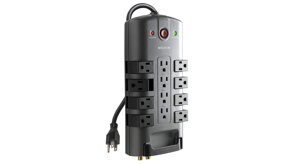 Belkin 12 콘센트 피벗 플러그 전원 스트립 서지 보호기