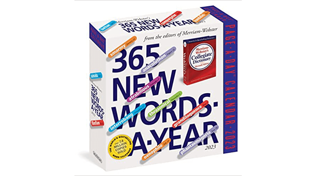 365 คำใหม่ต่อปีหน้าปฏิทิน 2023