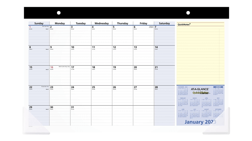AT-A-GLANCE 2023 ปฏิทินตั้งโต๊ะรายเดือน