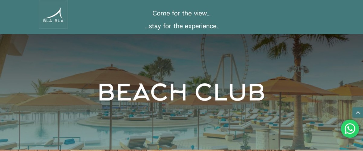 Bla bla Beach Club-Strandclubs in Dubai