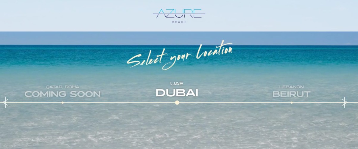 Azure Beach Club-Strandclubs in Dubai