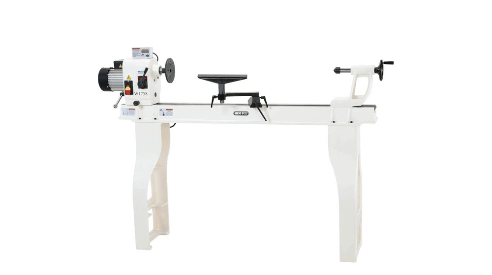 ซื้อเครื่องกลึงไม้ Fox W1758 พร้อมขาเหล็กหล่อ