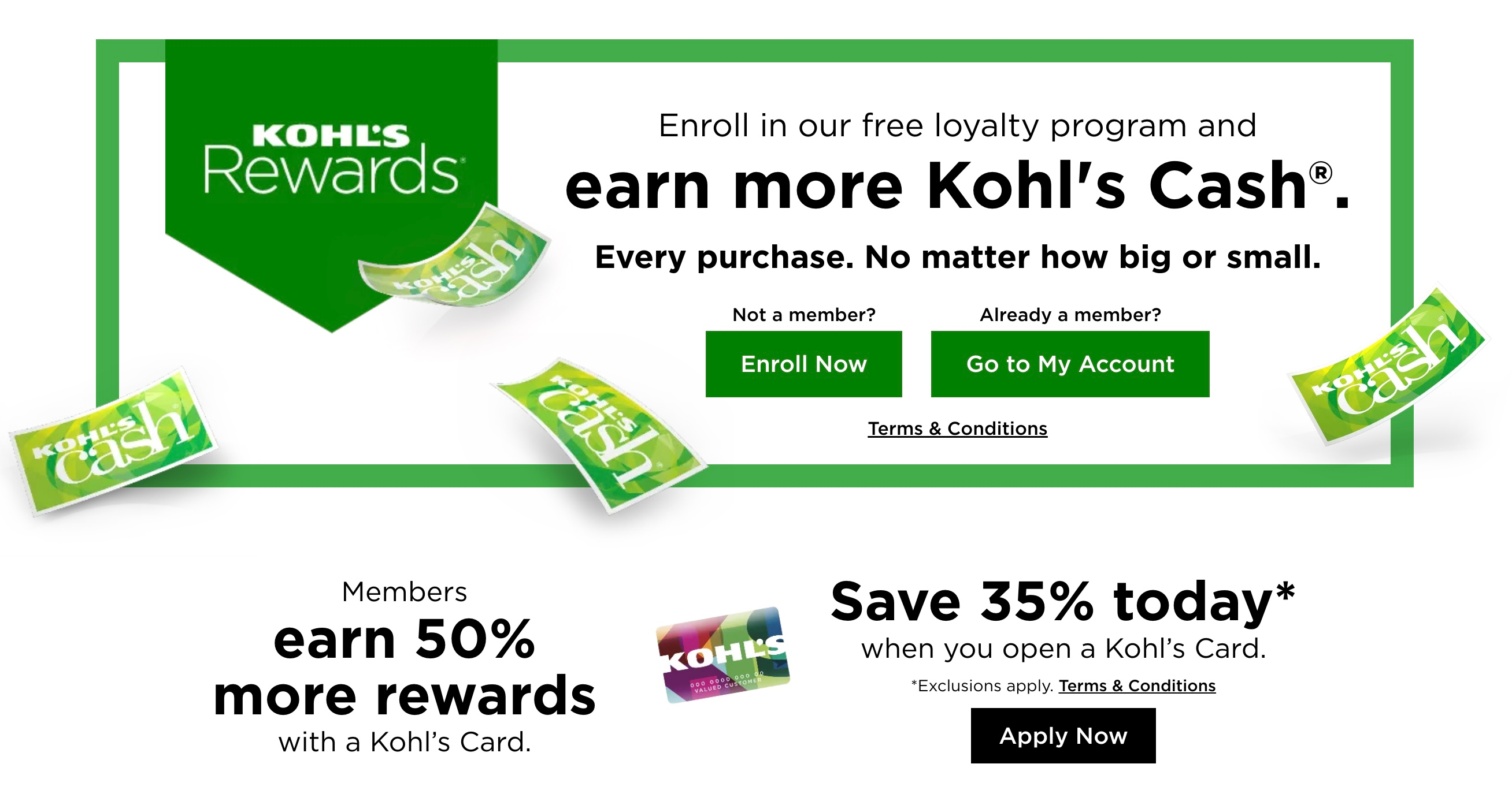 Ikhtisar manfaat Kohl's Rewards