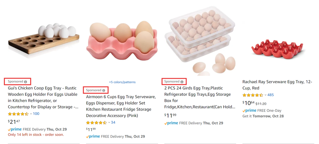capture d'écran d'exemple de paiement par clic amazon