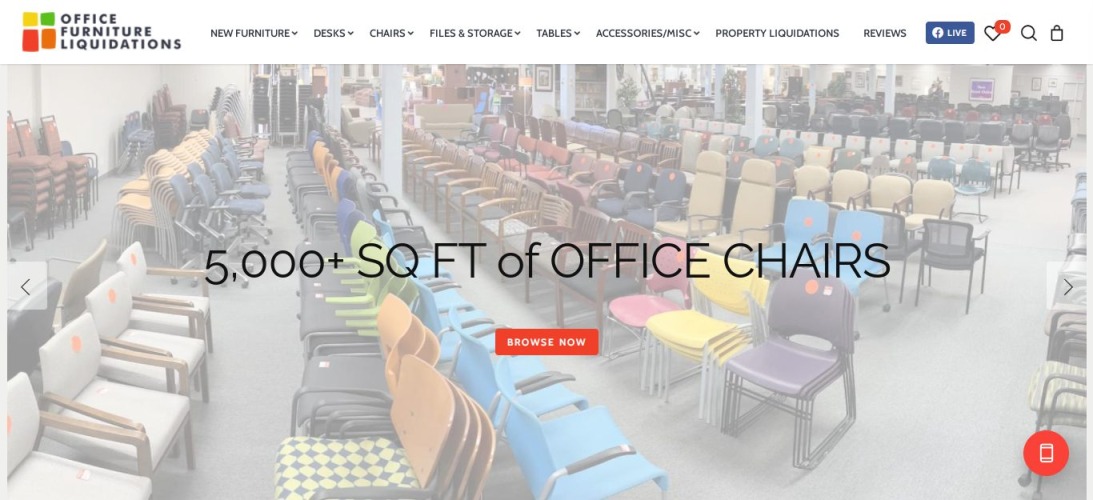 Liquidationen von Büromöbeln – Liquidation von San Antonio